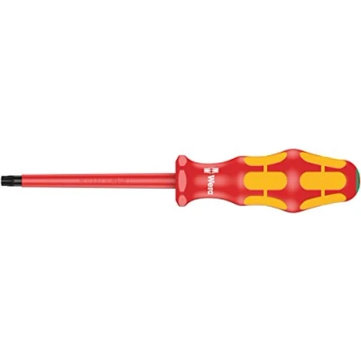 Image of Wera 05006178001 30 x 100 mm 167i VDE TX Insulated Screwdriver for TORX Screws Silver