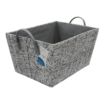 Image of JVL Urban Rectangle Paper Storage Basket