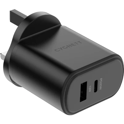 Image of CYGNETT PowerPlus 32 W USB Type C &amp; Charger Black, Black