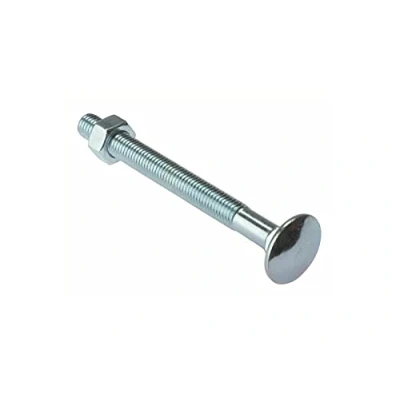 Image of ForgeFix Carriage Bolts M8 x 180mm Zinc Plated Bag 10