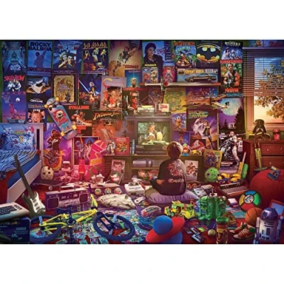 Image of An Afternoon in the 80s Retro 1000 Piece Jigsaw Puzzle By Rachid Lotf