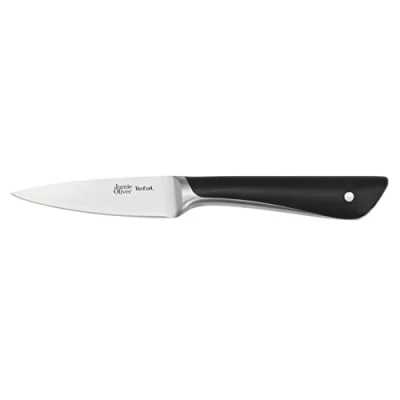Image of Tefal Jamie Oliver Paring Knife, 9cm, German Stainless Steel, K2671155, Black