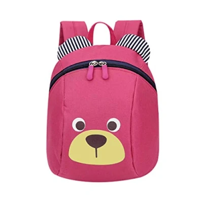 Image of Voarge Toddler Backpack, Anti Lost Bag, Cute Bear Animal Child Cartoon Harness Leash Safety for Baby Boys Girls 1 3 Years, pink, One Size