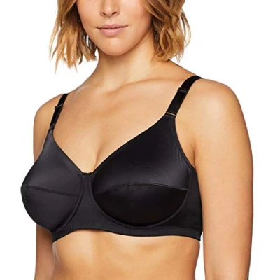 Image of Lovable Women&#039;s Reggiseno Ferretto Shaping. Alto sostegno. Bra, Black (004 NERO), 6 E / 40