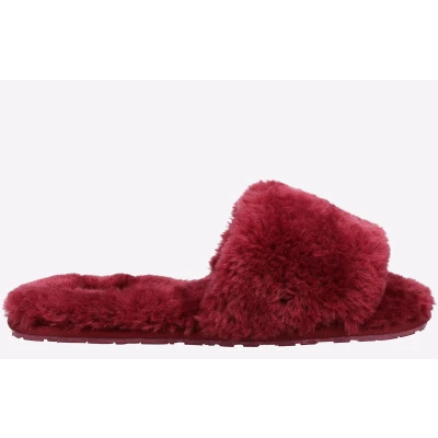 Image of Hush Puppies Women&#039;s Prue Slipper, Dark Red, 3 UK
