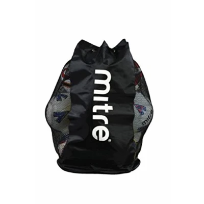 Image of Mitre Football Sports Soccer Balls Storage Bag Holdall H2423 Mesh Ball Sack