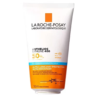 Image of La Roche Posay Anthelios UVMUNE 400 Face &amp; Body Hydrating Milk SPF50+150ml