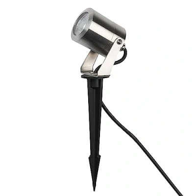 Image of Skye Outdoor LED Ground Light Brushed Stainless Steel IP65