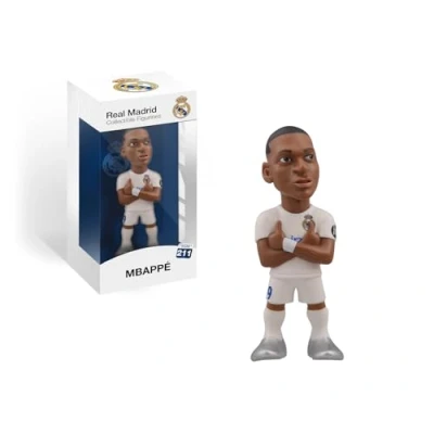 Image of MINIX COLLECTIBLE FIGURINES MN18451 Mbappé Figure, Real Madrid, Collectibles 12 cm for Display, Gift Idea Children and Adults, Football Fans