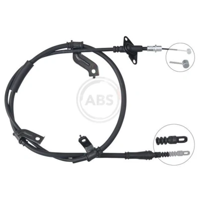 Image of 597603K000, 597603K000DS Brake Cable A.B.S. K17489 1820mm Disc