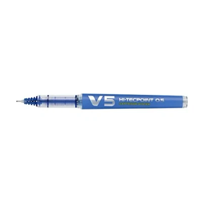 Image of Pilot V5 Cartridge System Liquid Ink Rollerball 0.5mm Tip Blue, Box of 10, BXC L BG