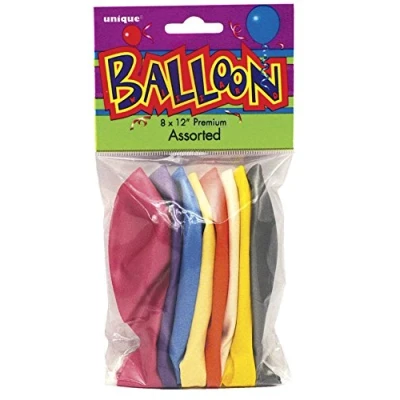 Image of Premium Assorted Pearlized Balloons (30cm) Pack of 8 Elegant Party Decorations