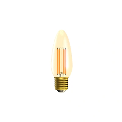 Image of Non Dimmable LED Vintage Candle 3.3W E27 2200K Bell Lighting