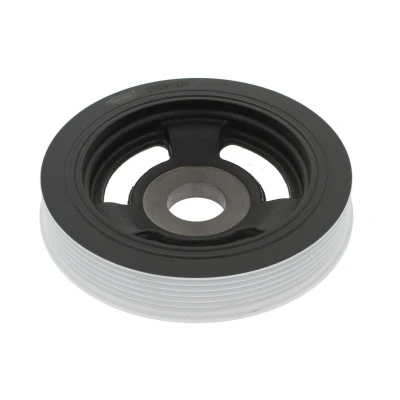 Image of 31330083 Crankshaft Pulley CORTECO 80000682 6PK 157,8mm 5 Decoupled, with mounting manual FORD: FOCUS 3, MONDEO 4 Turnier, KUGA 2