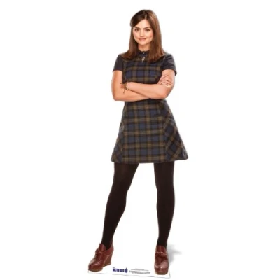 Image of Dr Who Life sized cardboard cutout/standee of Clara Oswin Oswald
