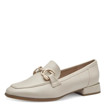 Image of MARCO TOZZI Women&#039;s 2 24216 42 Loafers, Cream, 5.5