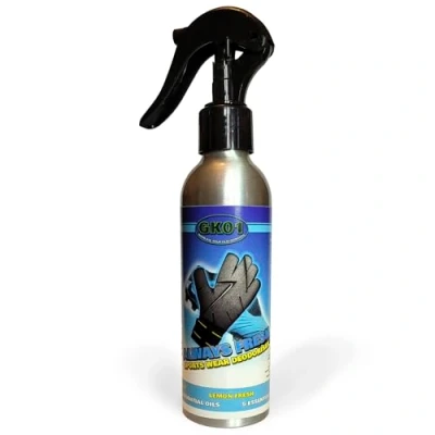Image of Gk01 Always Fresh Football Boot &amp; Goalkeeper Glove Freshener Deodoriser Spray Lemon Scent 120ml