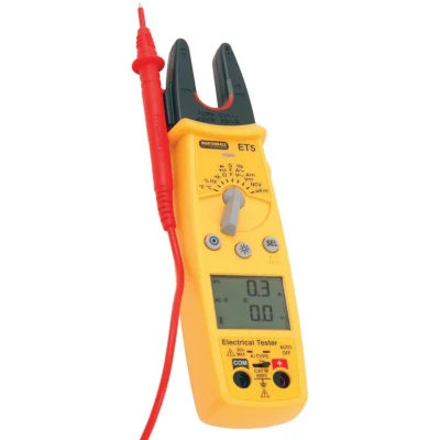 Image of Martindale ET5 AC/DC Dual Display Electrical Tester for Voltage/Current/Resistance/Capacitance and Temperature