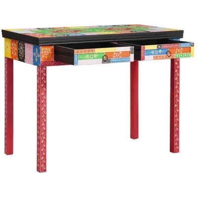 Image of vidaXL Desk 100x50x75 cm Solid Mango Wood