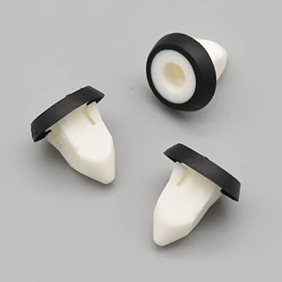 Image of VVO Fasteners White Plastic Rear Bumper &amp; Trim Fastener Clips for Ford Transit, Transit/Tourneo Connect, Custom, (Pack of 10)