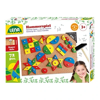 Image of Lena Hammer Game 65827, Multicoloured, Small