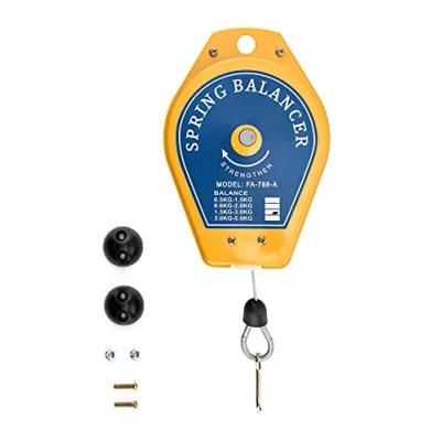 Image of QWORK® Spring Balancer, 1.5 3kg Retractable Hanging Tool Holder Hanger for Assembly line