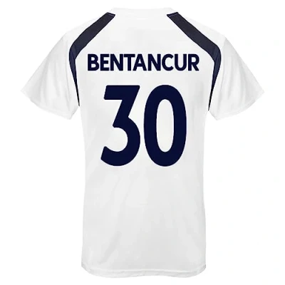 Image of Tottenham Hotspur FC Mens Bentancur 30 Poly T Shirt White Medium