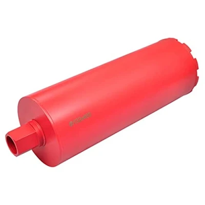 Image of vidaXL Dry and Wet Diamond Core Drill Bit Robust Metal Construction, 132mm x 400mm Size, Versatile Use, Smooth Operation for Drilling on Hard Surfaces