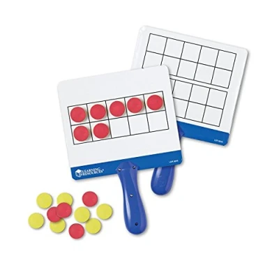 Image of Learning Resources Magnetic Ten Frame Answer Boards, Blue