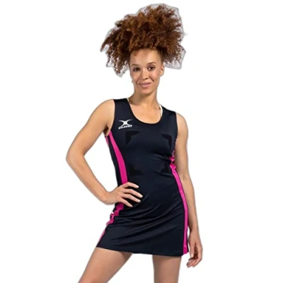 Image of Gilbert Eclipse II Hook and Loop Dress Black &amp; Pink (M)