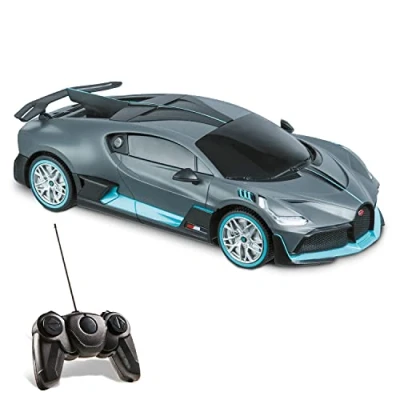 Image of Mondo 63705 RC Motors, Bugatti DIVO 2.4GHz, Model in Scale, 8 km/h Speed, Car Toy for Children 63605, Azure, Scala 1:24