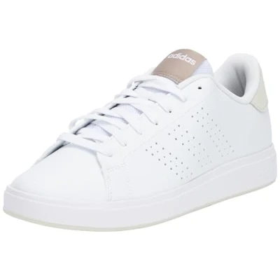 Image of adidas Men&#039;s Advantage Base 2.0 Shoes, Cloud White/Cloud White/Orbit Grey, 7 UK