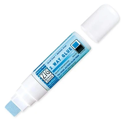 Image of Zig 2 Way Glue Pen Carded Jumbo Tip, Other, Multicoloured, 2.92 x 8.76 18.03 cm