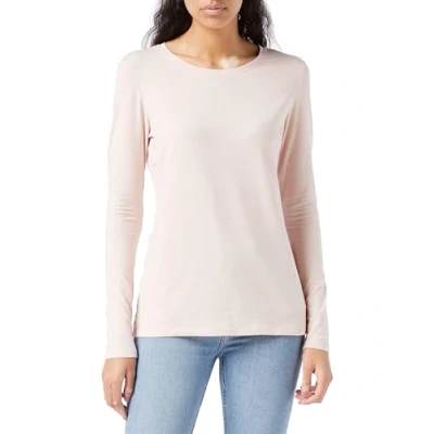 Image of Amazon Essentials Women&#039;s Classic Fit Long Sleeve Crewneck T Shirt (Available in Plus Size), Pale Pink, XS