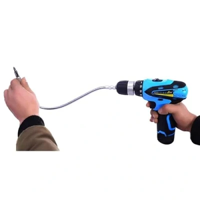 Image of Jadeshay Flexible Extension Screwdriver Drill Bit Shaft Holder, 1/4&quot; for Pivoting Tip Holder Socket Connecting Link, Electronic