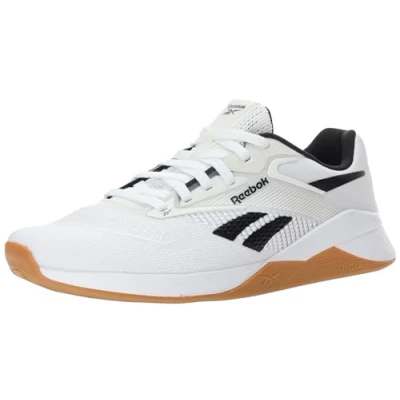 Image of Reebok NANO X4 Training shoe, Men&#039;s, Size: 5.5, Footwear white/black Textile/synthetics