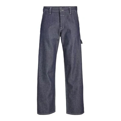 Image of JACK &amp; JONES Men&#039;s Jjieddie Jjcarpenter SBD 316 Noos Jean Pants, Blue Denim, 31 W/32 L