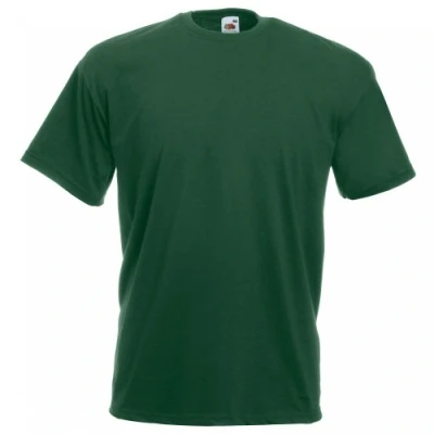 Image of Fruit of the Loom Mens Valueweight Short Sleeve T Shirt (2XL) (Bottle Green)