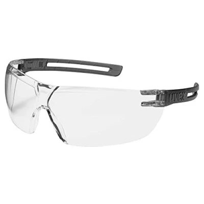 Image of uvex x fit Protective Glasses 9199 Scratch and Anti Fog 100% UV 400 Protection Safety with Clear Lens, Chemical Resistant Work for Laboratories