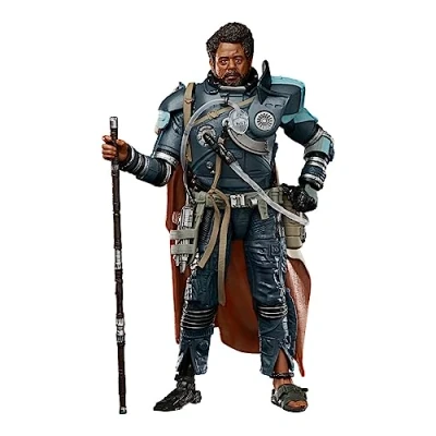 Image of Star Wars Hasbro The Black Series Saw Gerrera Toy 6 Inch Scale Rogue One: A Story Collectible Figure, Ages 4 and Up, Multicolor, (F4065)