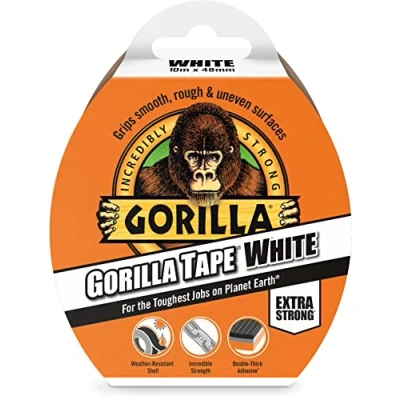 Image of Gorilla 3044611 Tape Duct White 48mm x 10m