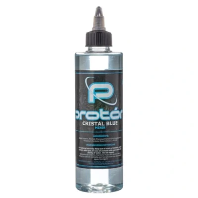 Image of Proton Cristal Blue Mixer 250ml / 8.5oz Tattoo Ink Diluent