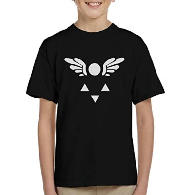 Image of Cloud City 7 Undertale Delta Rune Emblem Kid&#039;s T Shirt Black