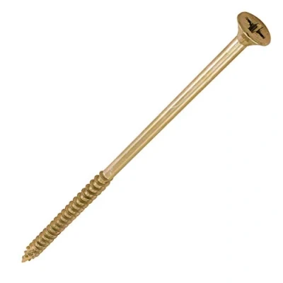 Image of TIMCO C2 Strong Fix Multi Purpose Premium Countersunk Gold Woodscrews 6.0 x 150 Box of 100