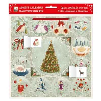 Image of Maja Lindberg: Twelve Days of Christmas Advent Calendar (with stickers)