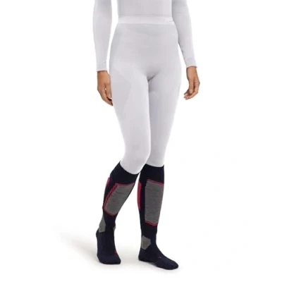 Image of FALKE Women&#039;s Warm Long W TI Functional Yarn Quick Dry 1 Piece Base Layer Bottom, White (White 2860) new eco friendly, S