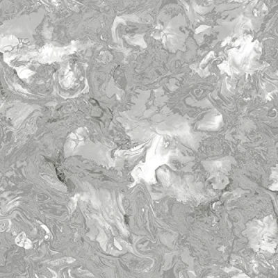 Image of Metallic Marble by Debona Liquid Silver Glitter Wallpaper (6335)