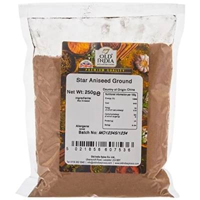 Image of Old India Star Aniseed Ground 250g