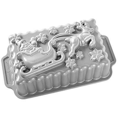 Image of Nordic Ware Santa&#039;s Sleigh Loaf Pan