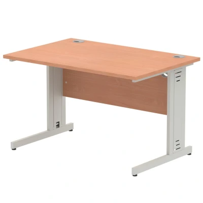 Image of Impulse Cable Managed 1200 Rectangle Desk Beech I000459